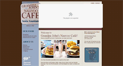 Desktop Screenshot of grandpajohnscafe.com